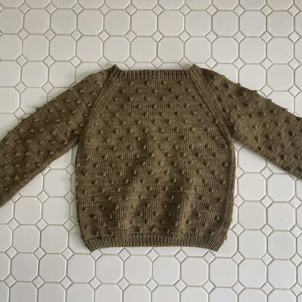 Misha & Puff Kids Popcorn Sweater